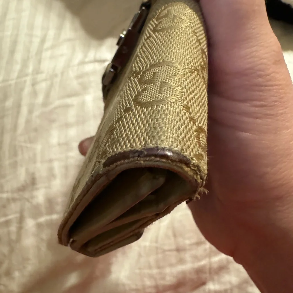 Gucci Jackie Beige Long Wallet Pre Loved See Pictures - Picture 6 of 16
